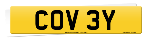Registration number COV 3Y